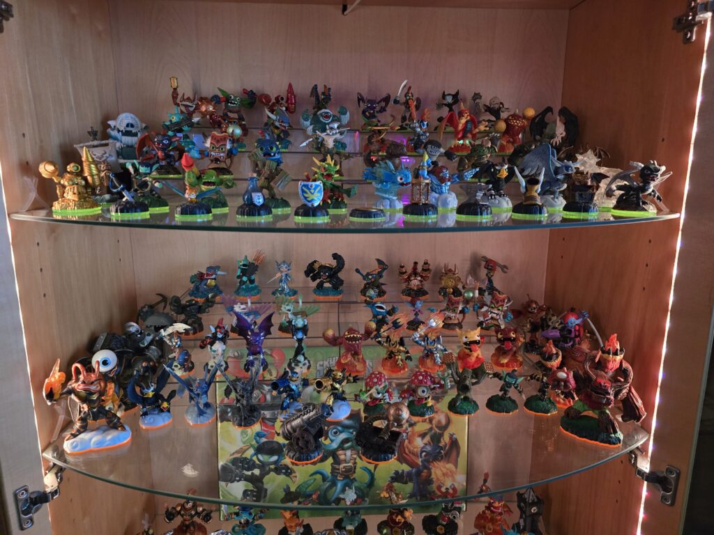 Bild på skylanders skåpet